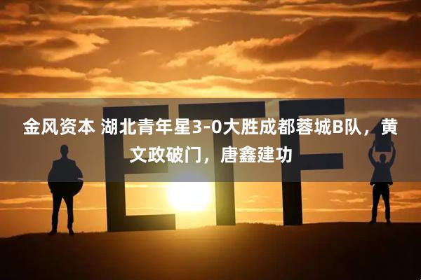 金风资本 湖北青年星3-0大胜成都蓉城B队，黄文政破门，唐鑫建功